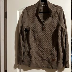 LL Bean quilted 1/4 zip